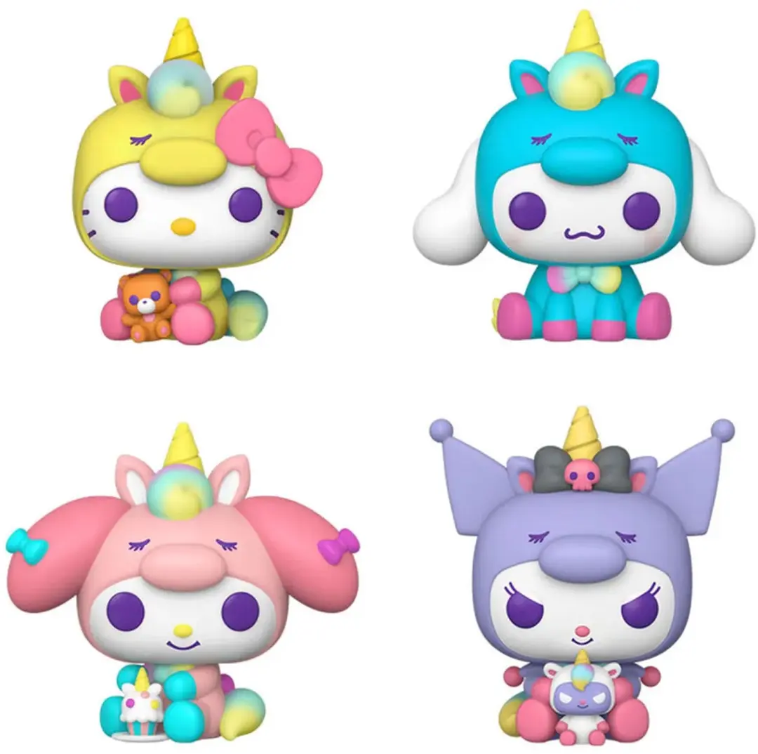 Funko Pop! Hello Kitty Unicorn Outfit 4-Pack - afbeelding 3 van 4