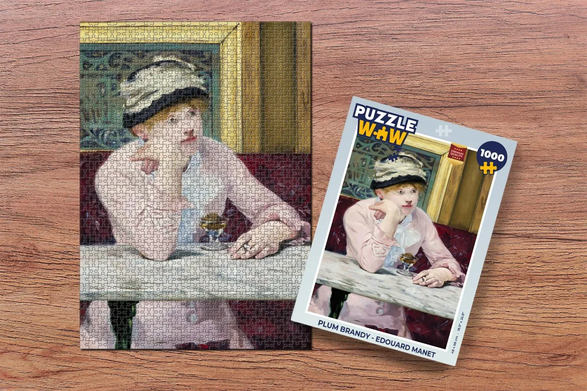 PuzzleWow Legpuzzel Edouard Manet 1000 Stuks - Multicolor