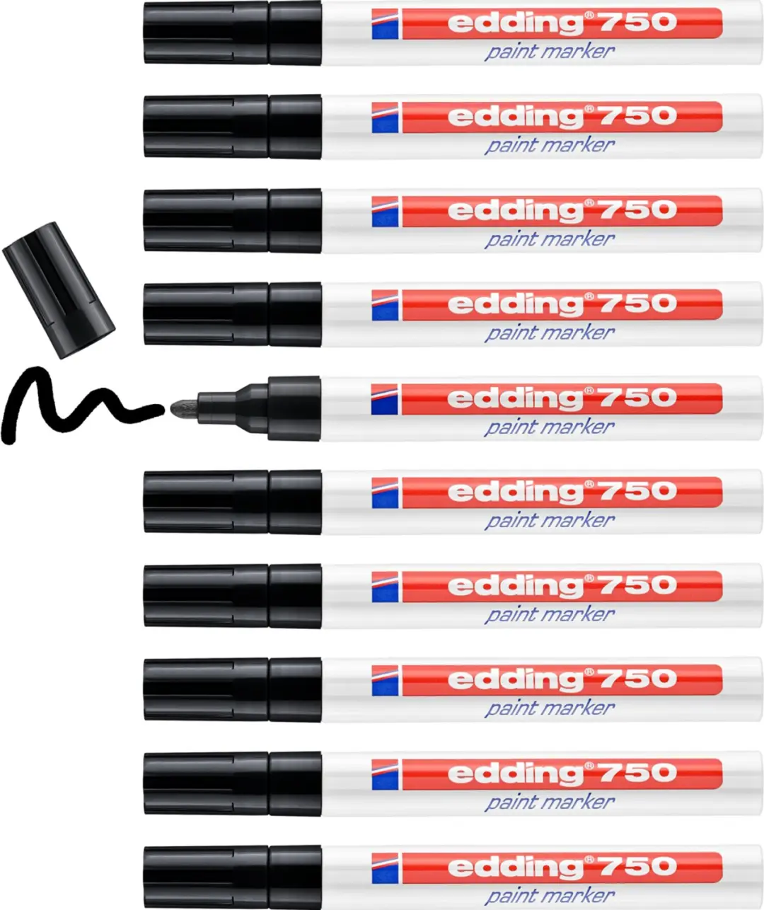 edding 750 Lakmarker Zwart