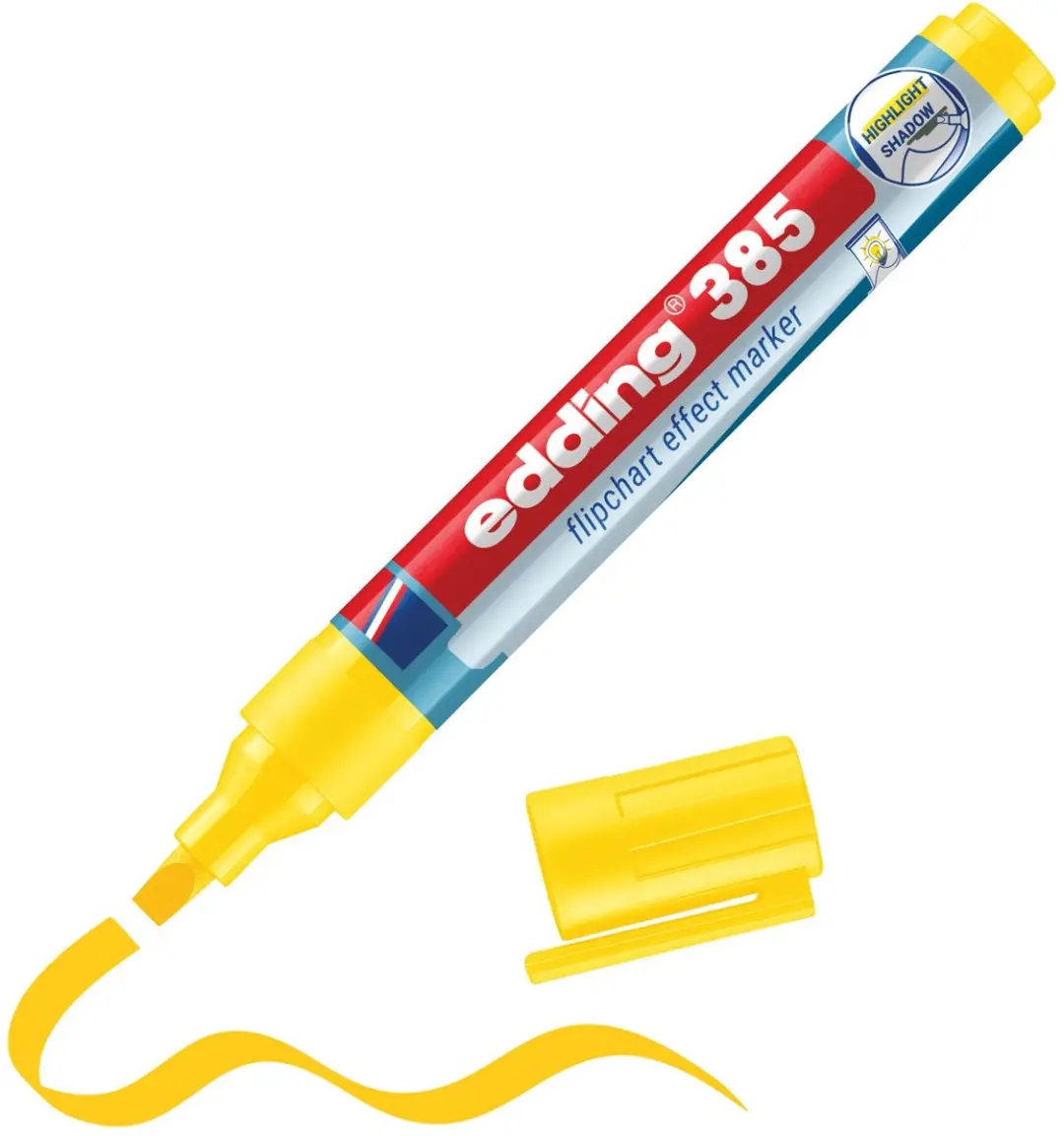 edding 385 Flipchartmarker Geel