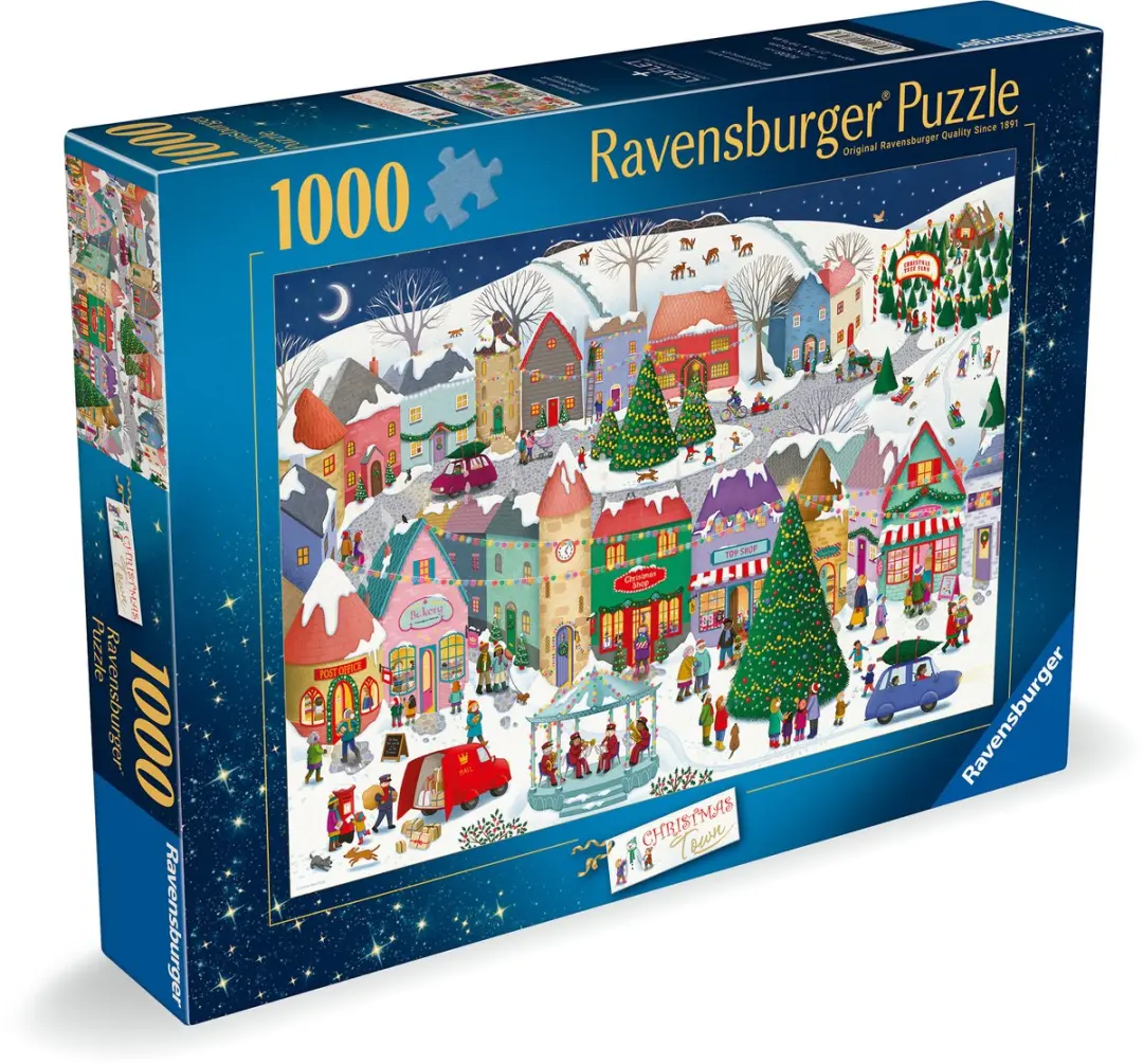 Ravensburger Betoverende Kerststad Legpuzzel 1000 Stuks - afbeelding 2 van 6
