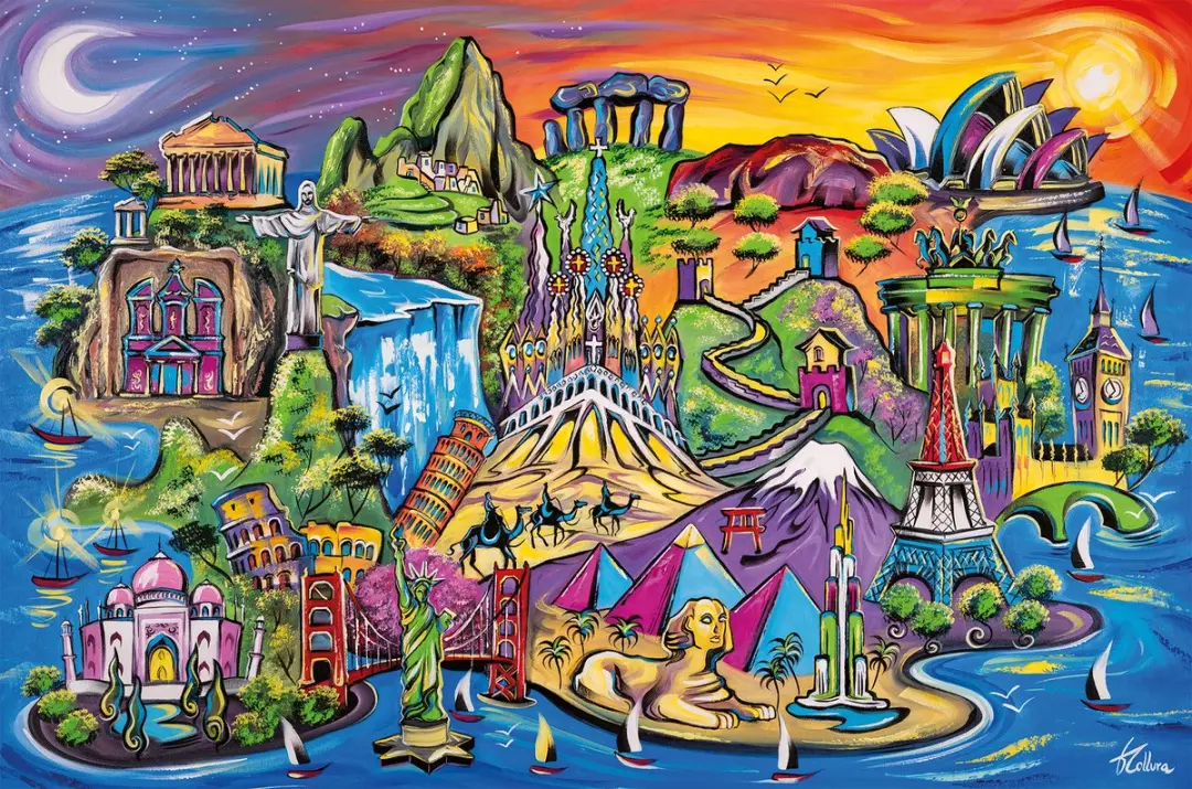 Ravensburger Schatten van de Wereld 3000 Puzzel - Meerkleurig - afbeelding 4 van 6