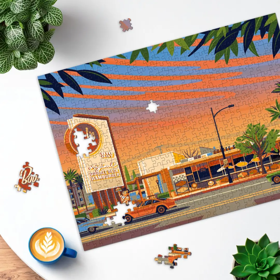 Ravensburger American Diner Puzzel 500 Stuks - afbeelding 5 van 5