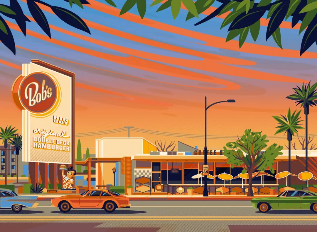 Ravensburger American Diner Puzzel 500 Stuks - afbeelding 2 van 5