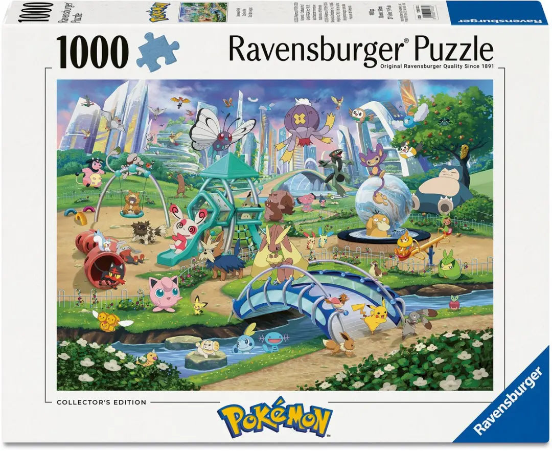 Ravensburger Pokémon Eevee in het Park Legpuzzel 1000 Stuks - afbeelding 2 van 6