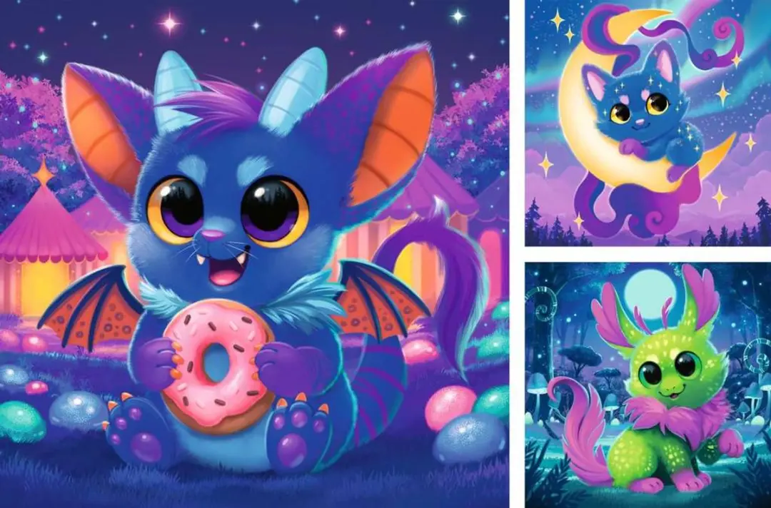 Ravensburger Little Demons Puzzel 3x49 Stuks - Meerkleurig - afbeelding 2 van 2