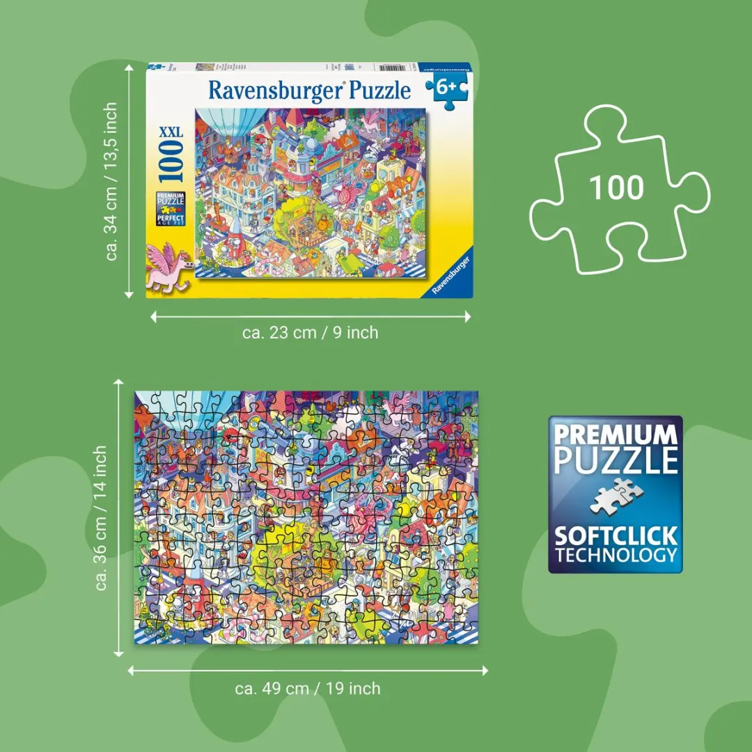 Ravensburger Chaosstad 100 Puzzeldelen - Songbirds - afbeelding 2 van 4