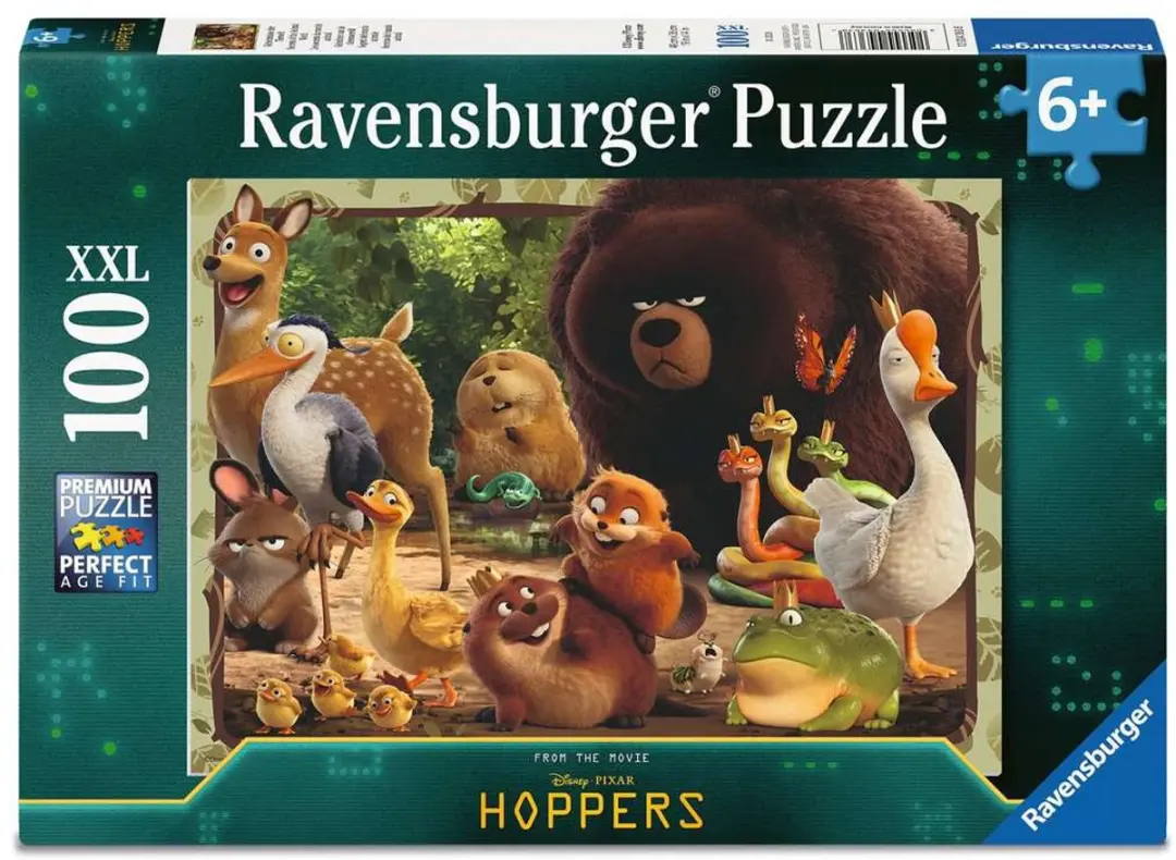 Ravensburger Hoppers Secrets of the Animal World Puzzel 100 Stuks