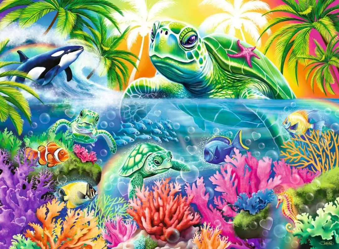 Ravensburger Ocean Treasures Puzzel 300 XXL Stukjes - afbeelding 2 van 4