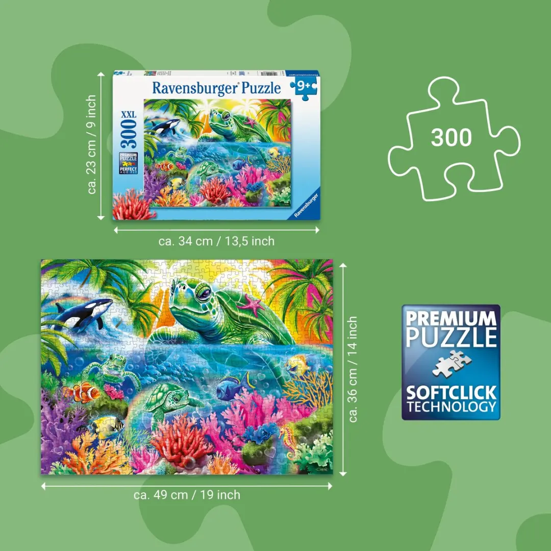 Ravensburger Ocean Treasures Puzzel 300 XXL Stukjes - afbeelding 3 van 4