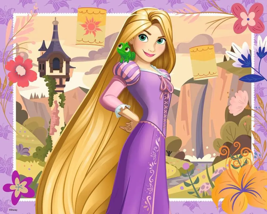Ravensburger Disney Princess Rapunzel Puzzel 48 Stuk - afbeelding 2 van 2