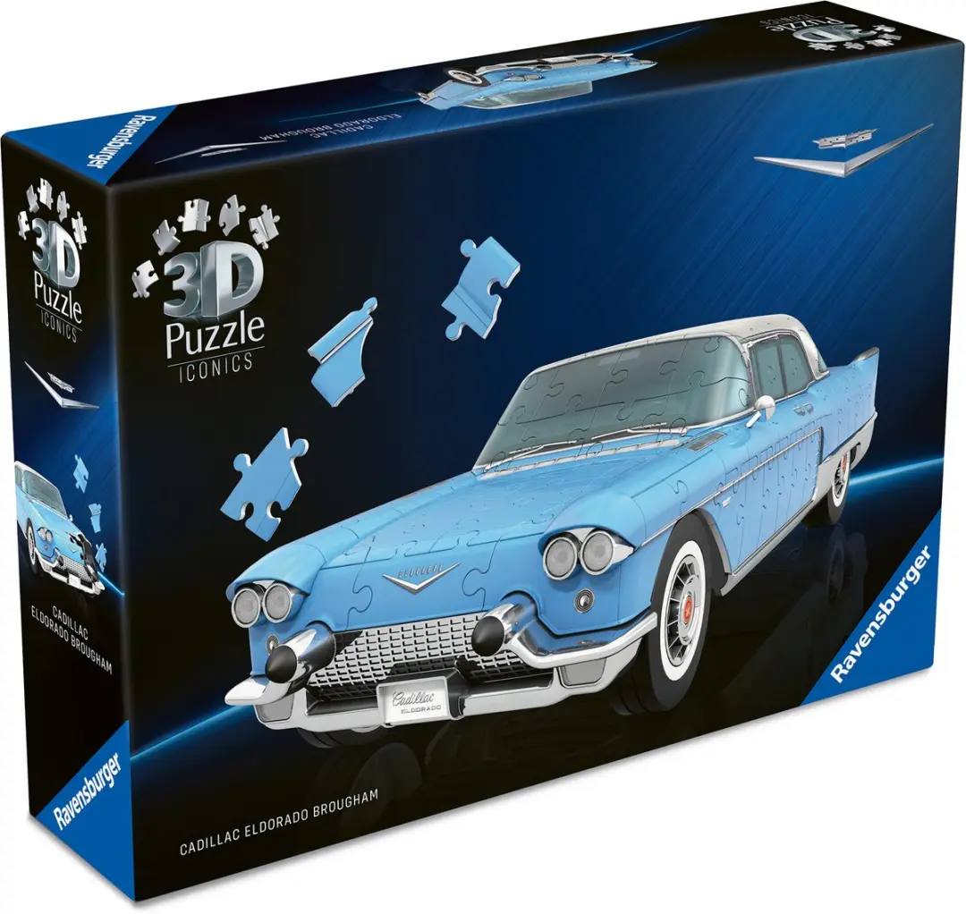 Ravensburger 3D Puzzle Iconics Cadillac Eldorado Brougham - 174 Stuks - afbeelding 2 van 5