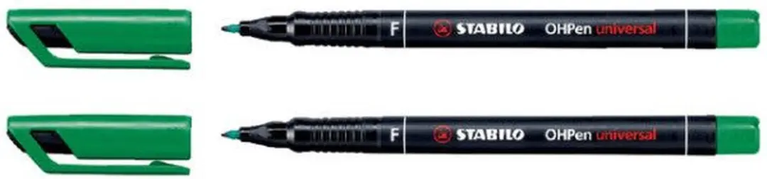 STABILO OHPen Permanent Fine 0,7mm Groen - afbeelding 5 van 6