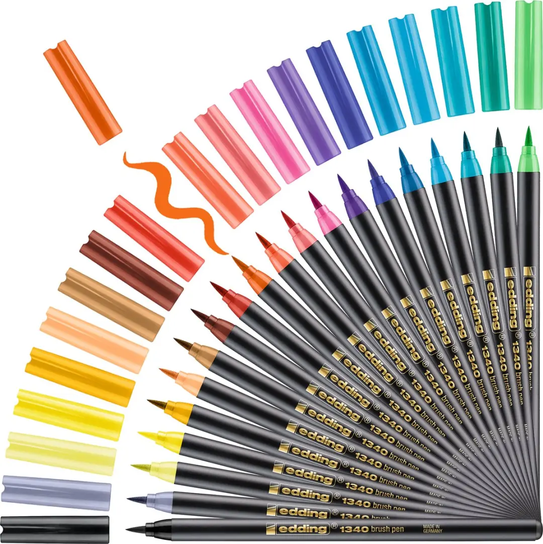 edding 1340/20S Brushpen Set