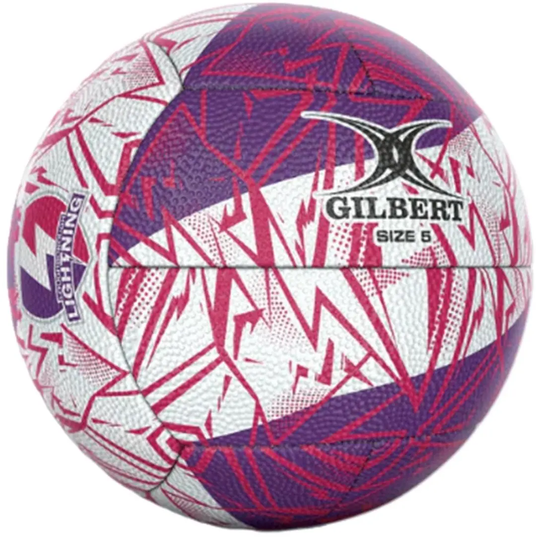 Gilbert supporter bal netbal Club Loughborough Lightning maat 5.