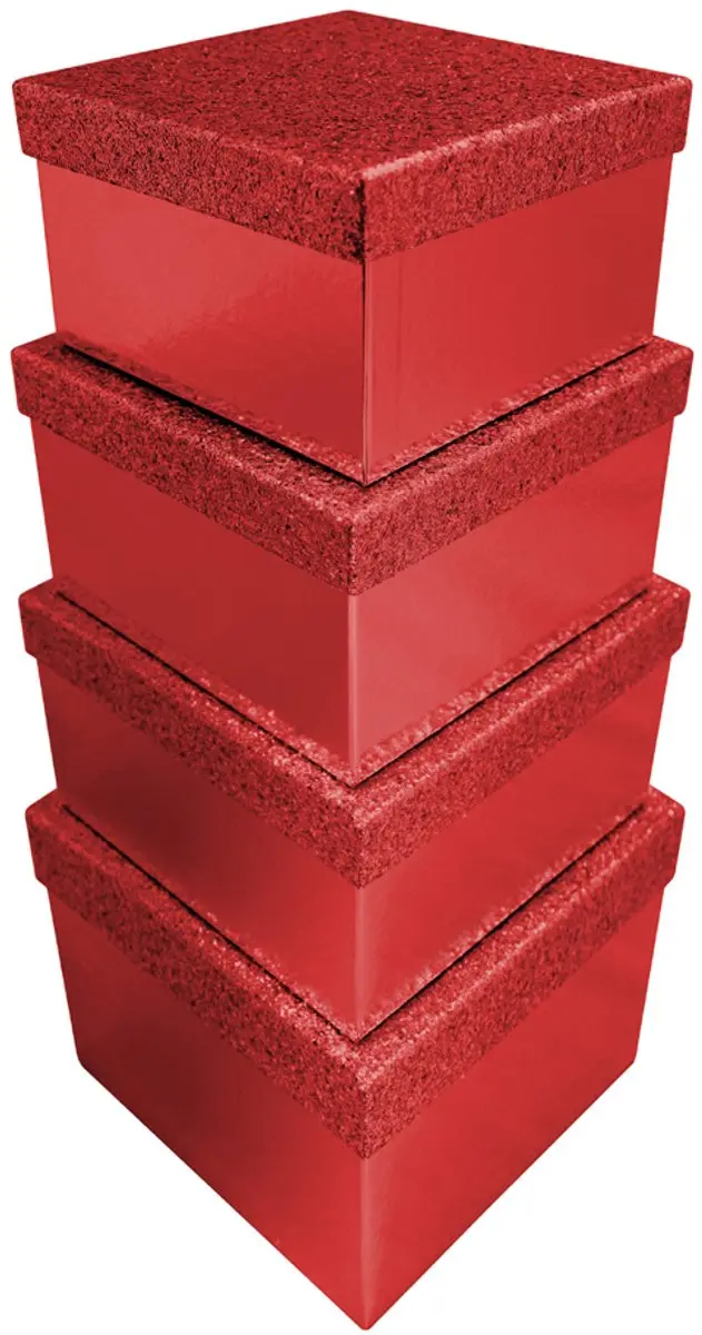 Clairefontaine Cadeaudozen Set Glitter Rood