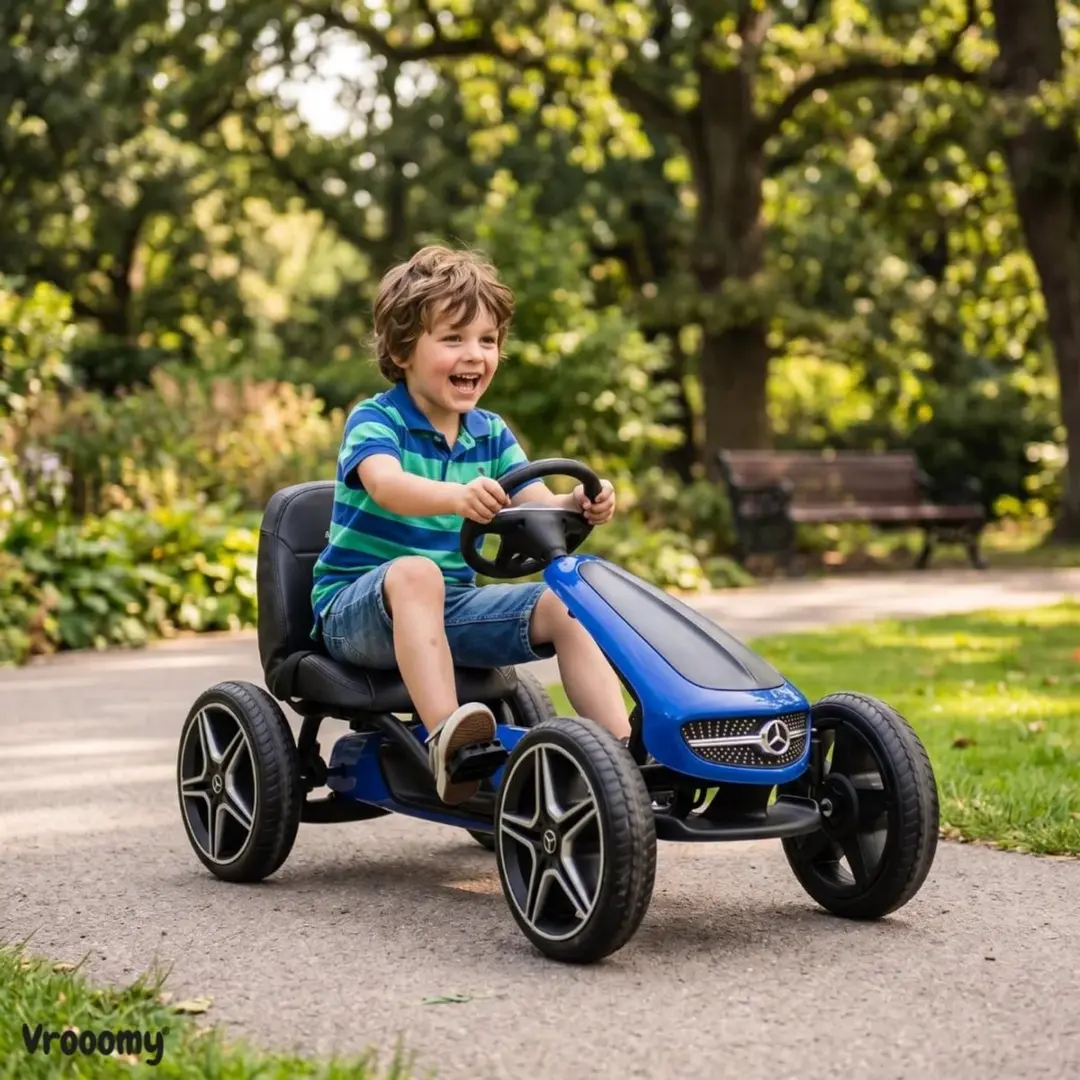 Vrooomy Mercedes-Benz Skelter Blauw - afbeelding 4 van 6