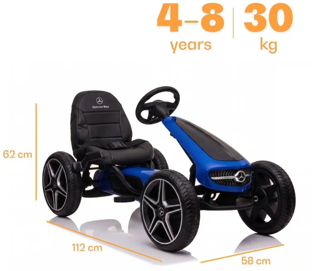 Vrooomy Mercedes-Benz Skelter Blauw - afbeelding 3 van 6