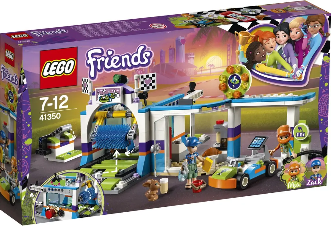 LEGO Friends Autowasstraat 41350