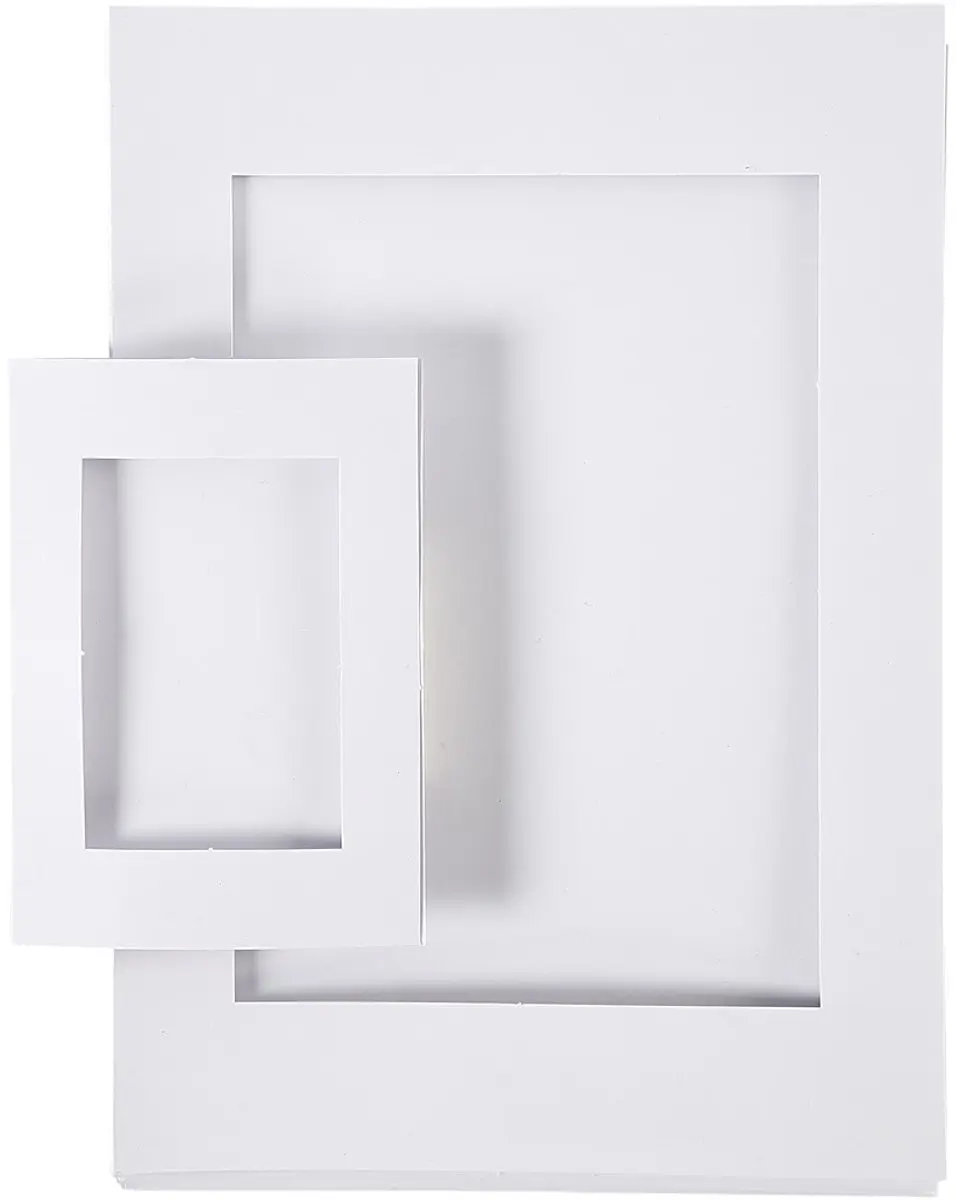 Creativ Company Passe-Partout A4 230 g 2x60 stuks wit