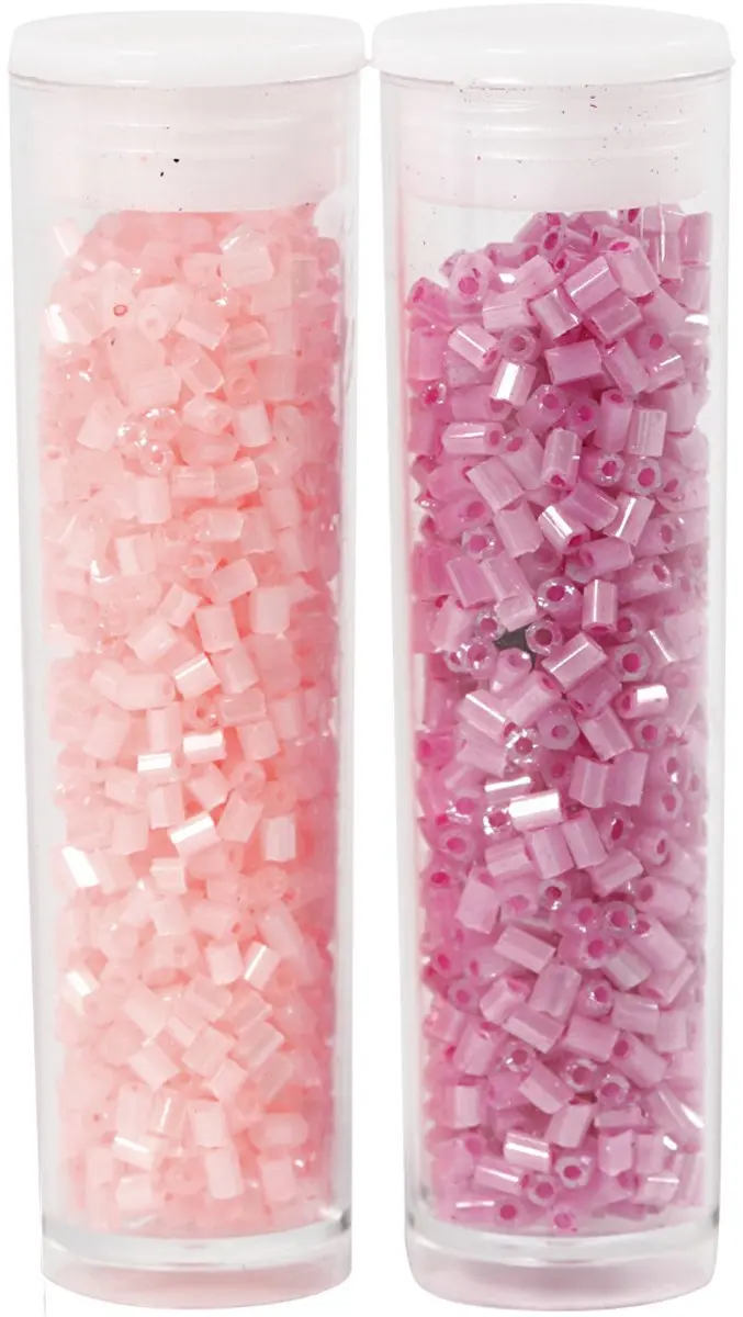 Creotime Rocailles 1,7 Mm Roze/transparant Roze