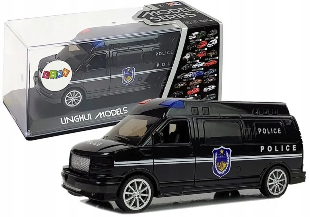 Politiewagen met Pull-Back, Licht & Geluid