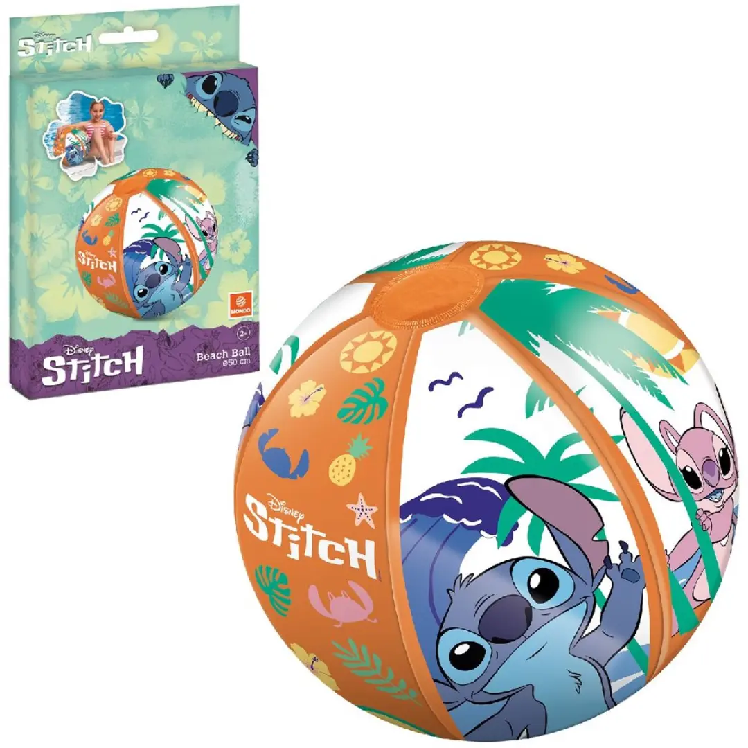 Van der Meulen Mondo Strandbal Stitch 50cm - Meerkleurig - afbeelding 4 van 4