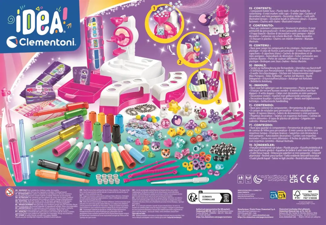 Clementoni Idea Creator Markers - Multikleur - afbeelding 4 van 5