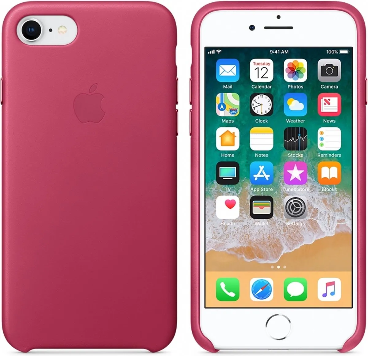 Apple Leren Hoesje iPhone 7/8