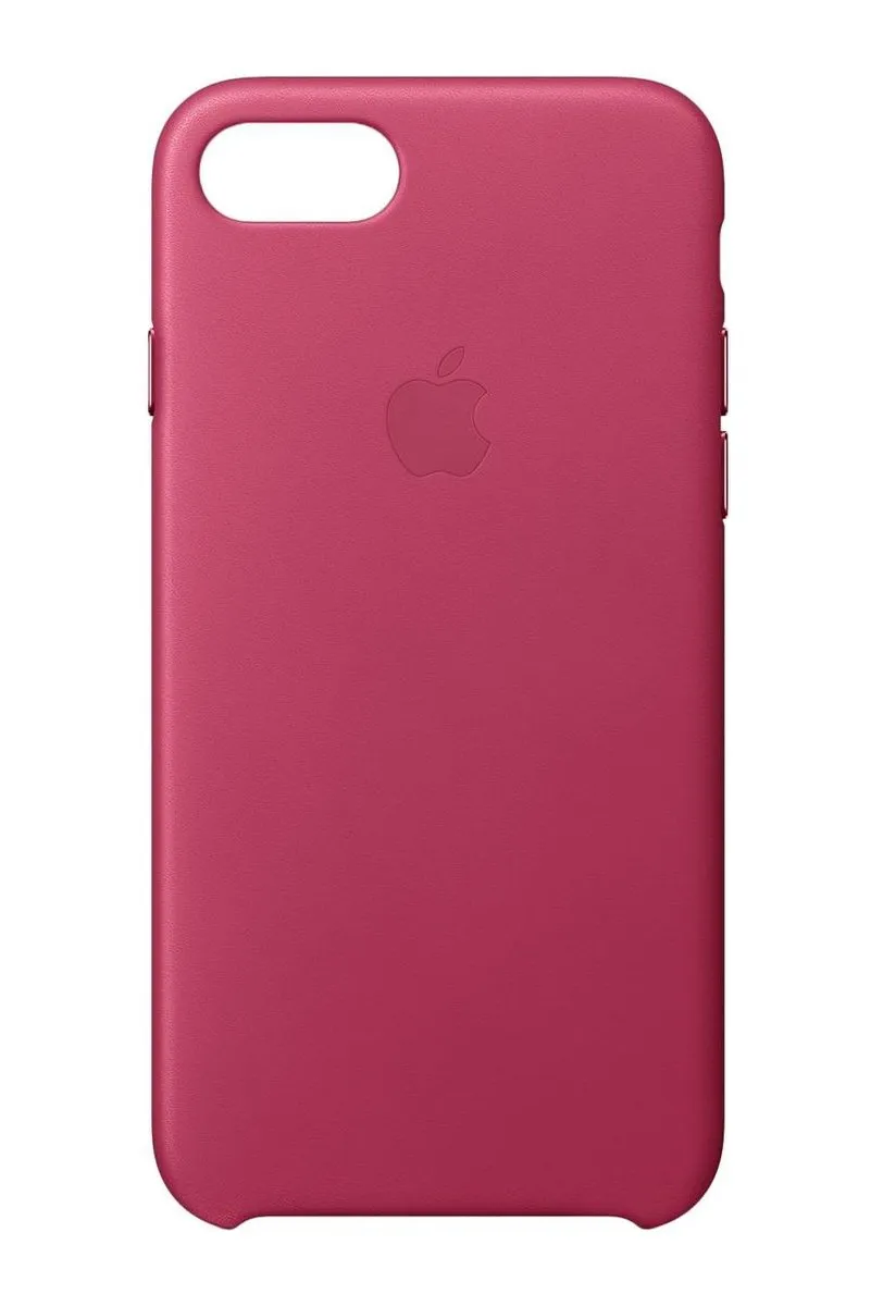 Apple Leren Hoesje iPhone 7/8 - Fuchsia