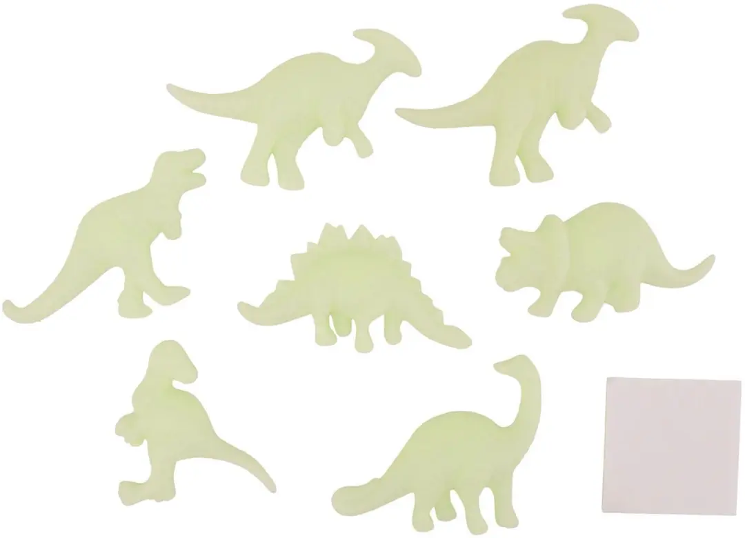 John Toy Glow in the dark 3D muur dino's