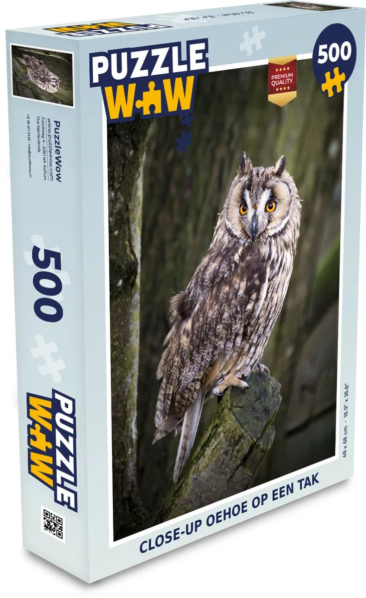 PuzzleWow Close Up Boom Legpuzzel 500 Stuks