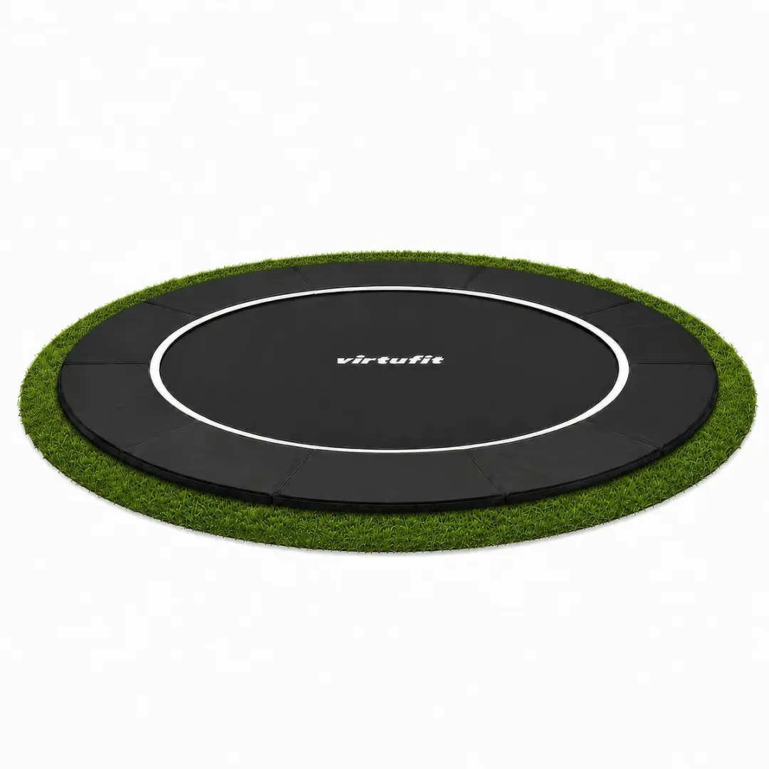 VirtuFit GroundLevel Trampoline 305cm - Zwart