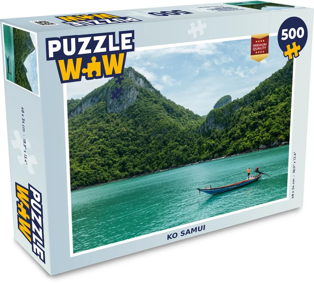 PuzzleWow Ko Samui Legpuzzel 500 Stuks