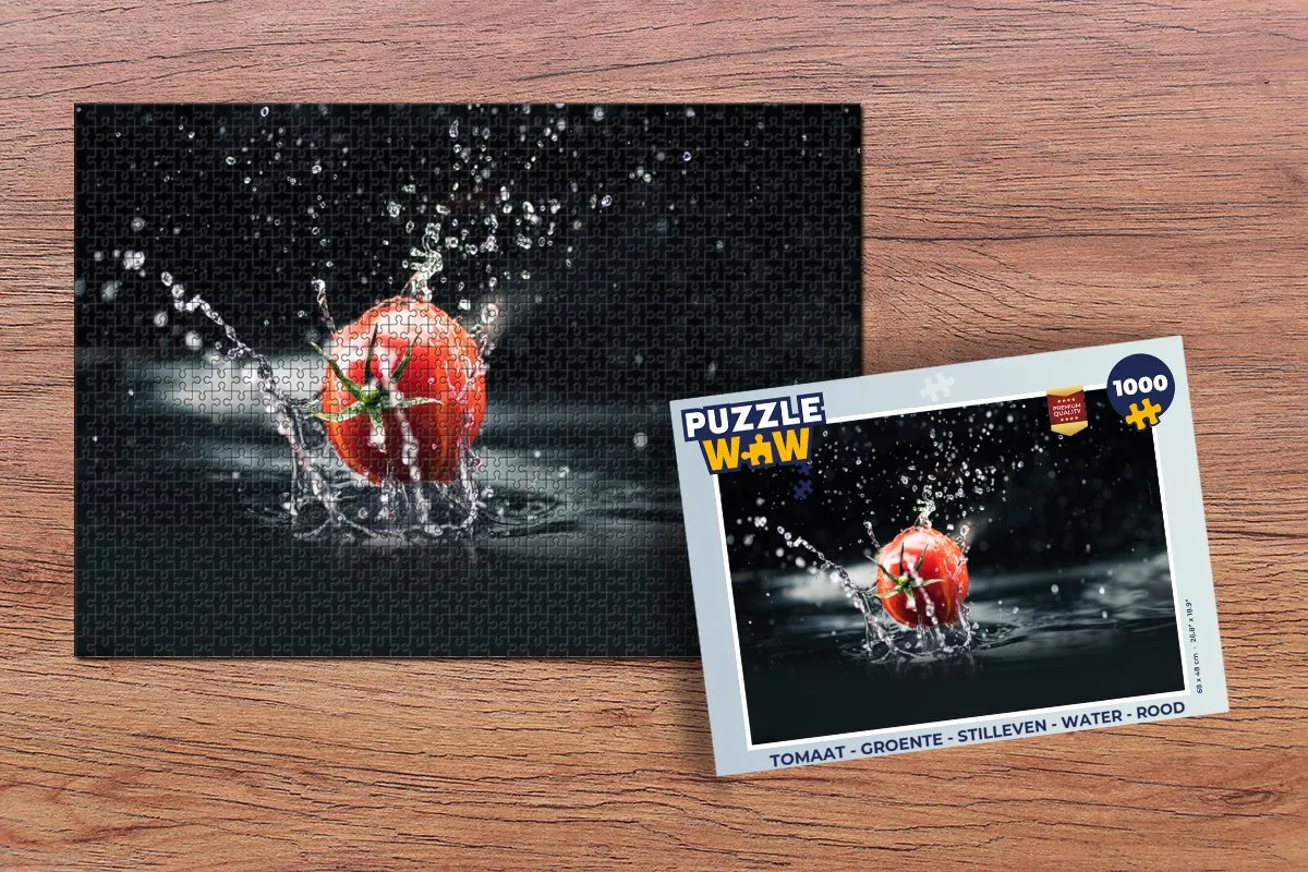 PuzzleWow Tomaat Groente Stilleven Legpuzzel 1000 Stuks - Multicolor