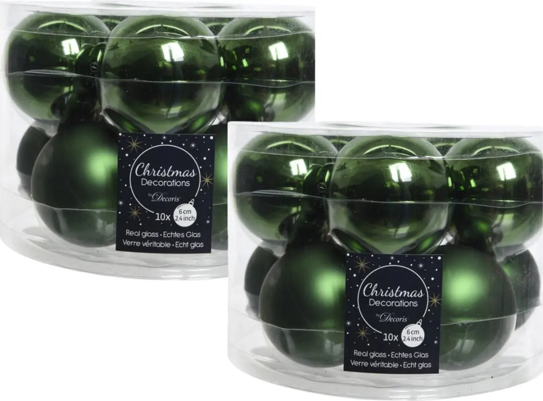 Decoris Kerstballen set