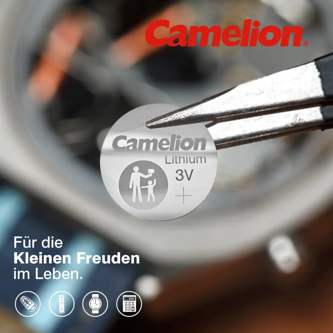 Camelion CR1216 Knoopcel 3V - 5 Stuks - afbeelding 5 van 6