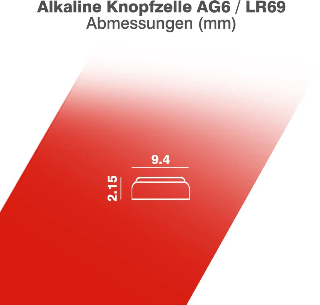 Camelion AG6 Knoopcelbatterij LR920 - 10 Stuks - afbeelding 5 van 6