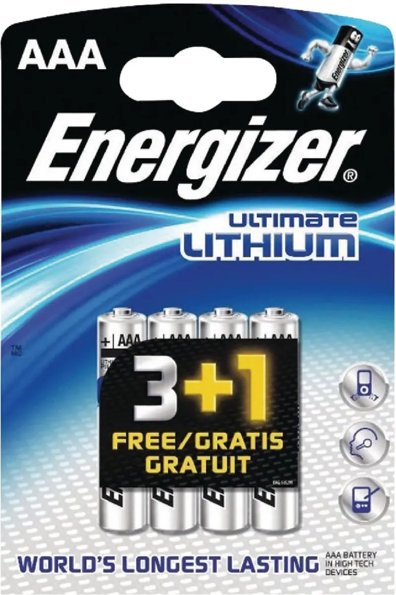 Energizer Ultimate Lithium AAA - 4 Stuks - afbeelding 5 van 6