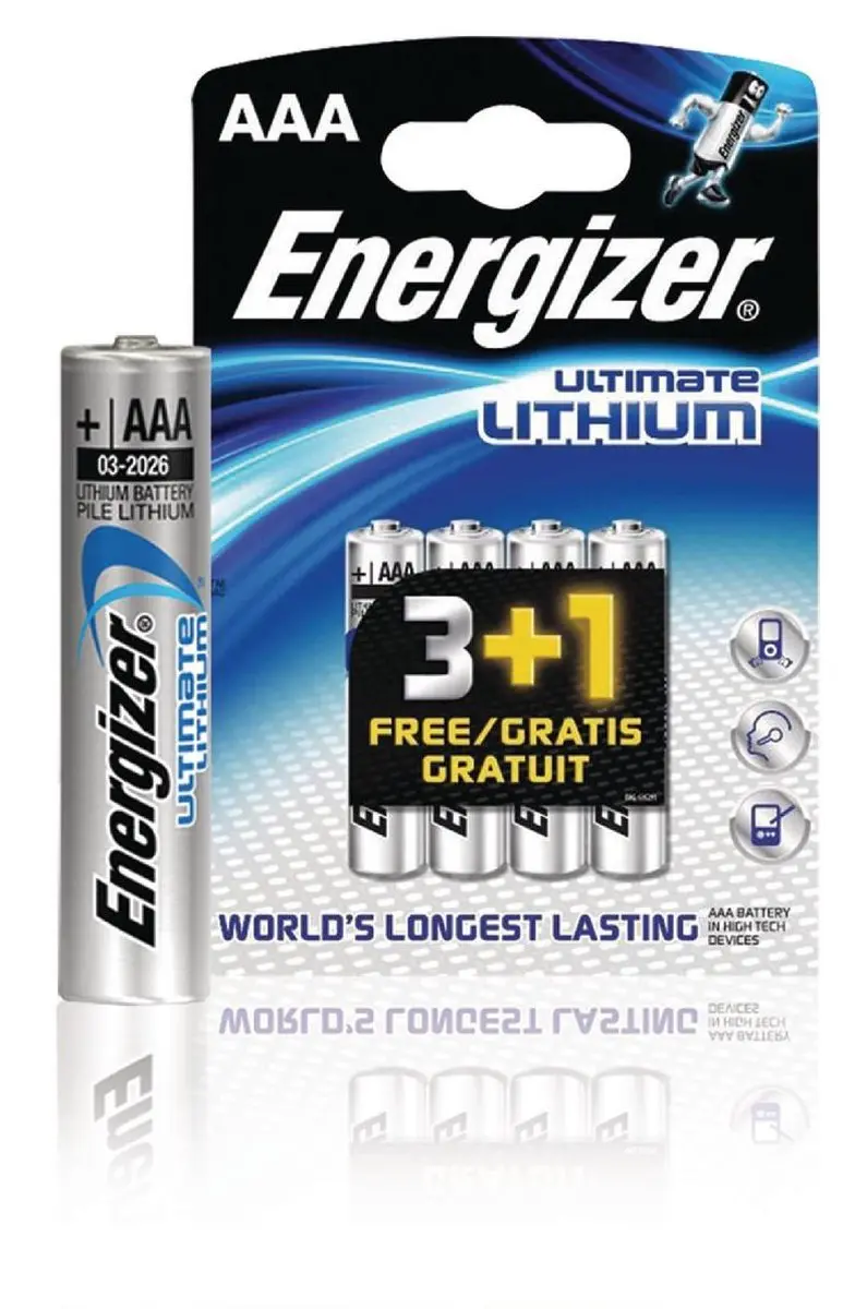 Energizer Ultimate Lithium AAA - 4 Stuks - afbeelding 4 van 6