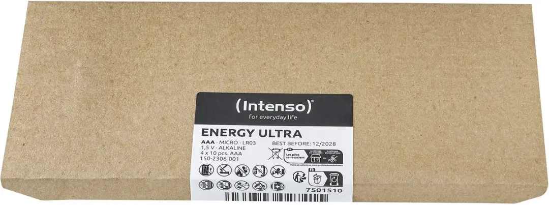 Intenso Energy Ultra AAA 1250mAh - 40 Stuks - afbeelding 2 van 6