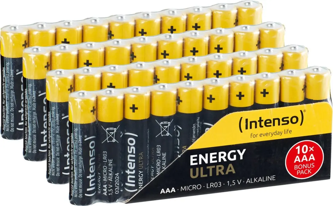 Intenso Energy Ultra AAA 1250mAh - 40 Stuks - afbeelding 3 van 6