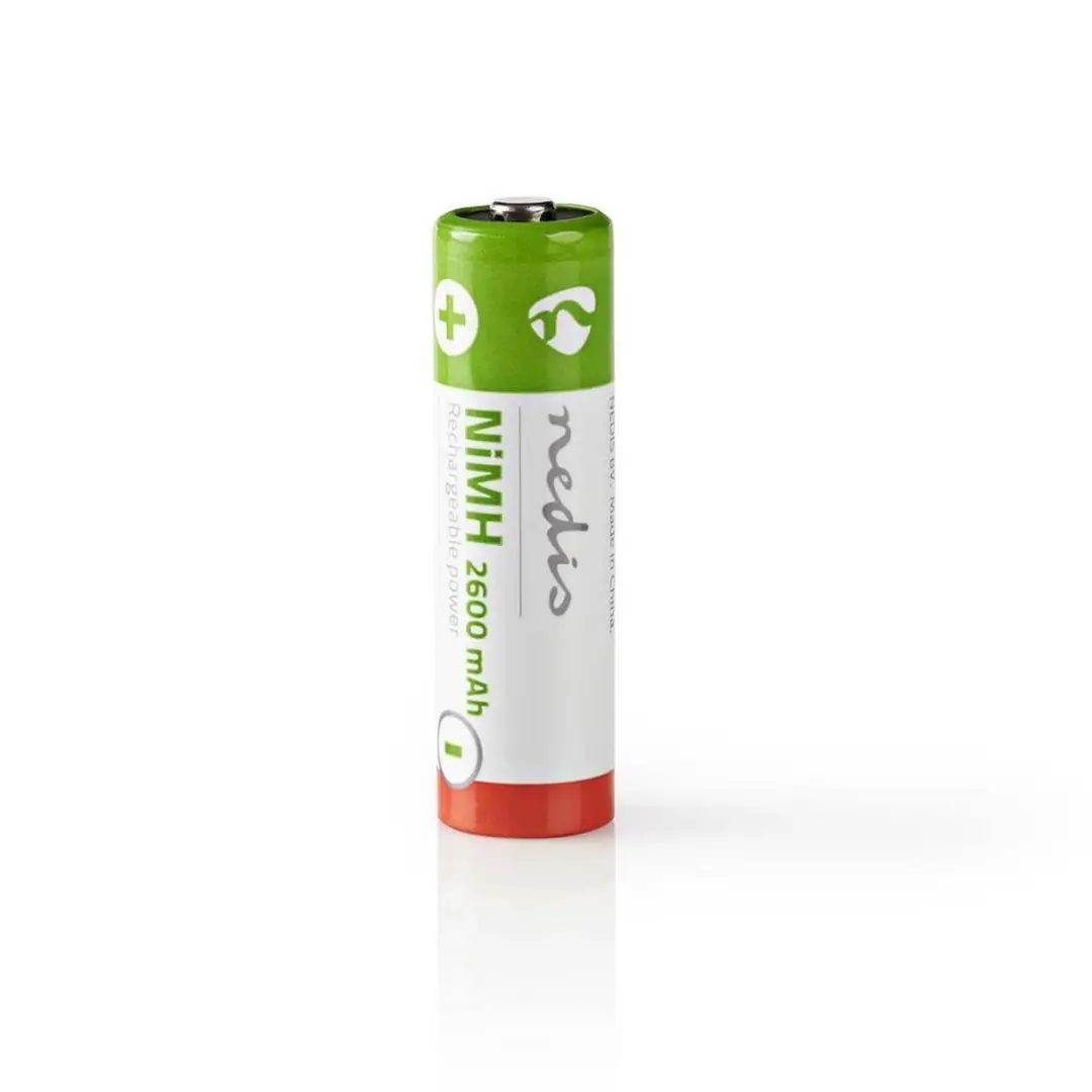 Nedis Oplaadbare NiMH AA 2600mAh - 4 Stuks - afbeelding 5 van 6