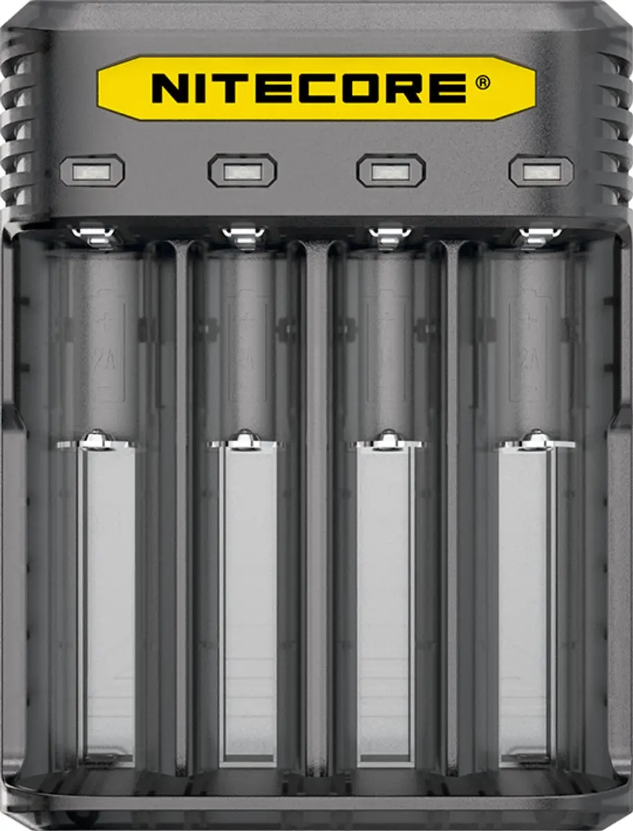 Nitecore Q4 Snellader Zwart