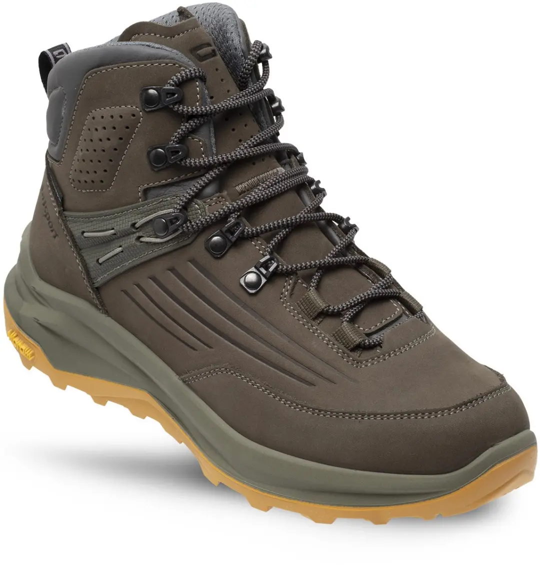 Grisport Outlander Mid groen geel wandelschoenen uni (15603-180)