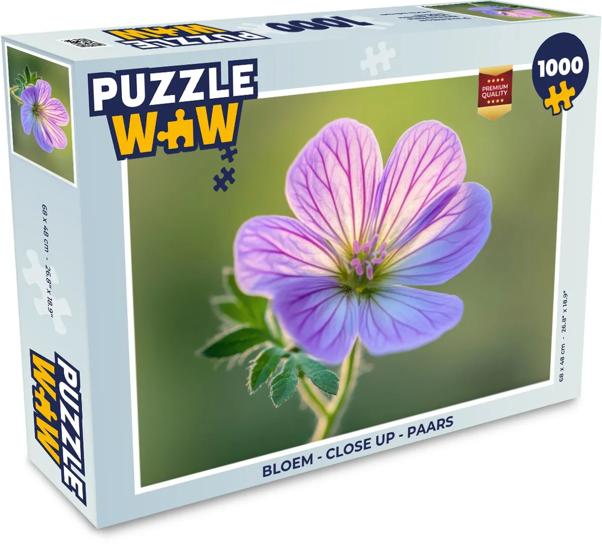 PuzzleWow Bloem Legpuzzel 1000 Stuks