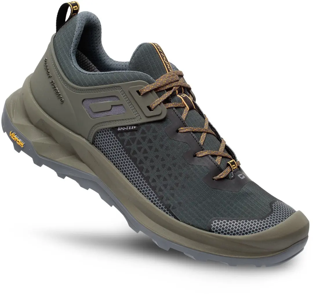 Grisport Explorer low groen wandelschoenen uni (15401-09)