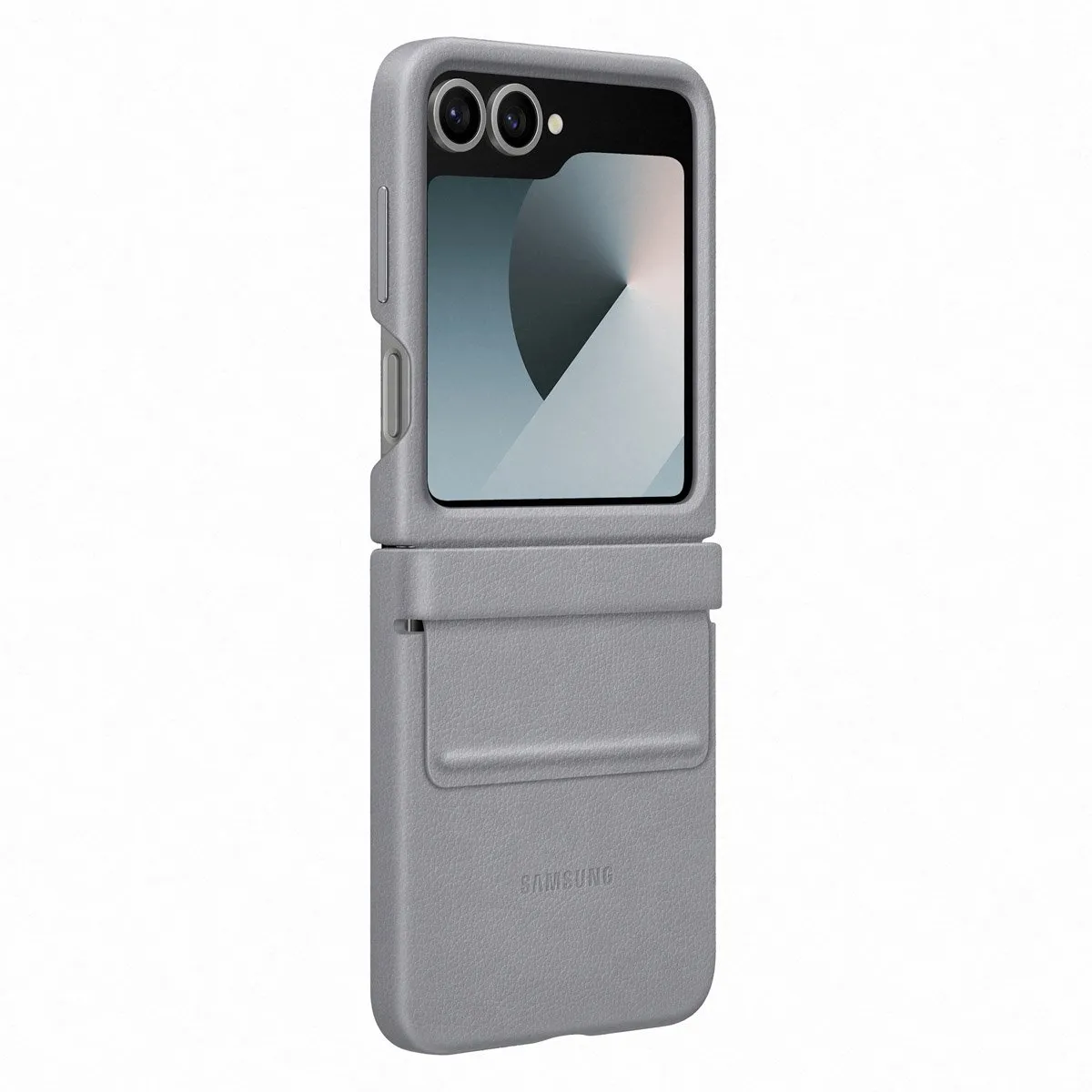 Samsung Galaxy Z Flip6 Vegan Leren Hoesje EF-VF741PJEGWW - Grijs