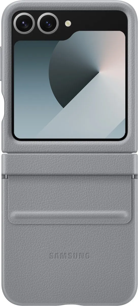 Samsung Galaxy Z Flip6 Vegan Leren Hoesje EF-VF741PJEGWW - Grijs