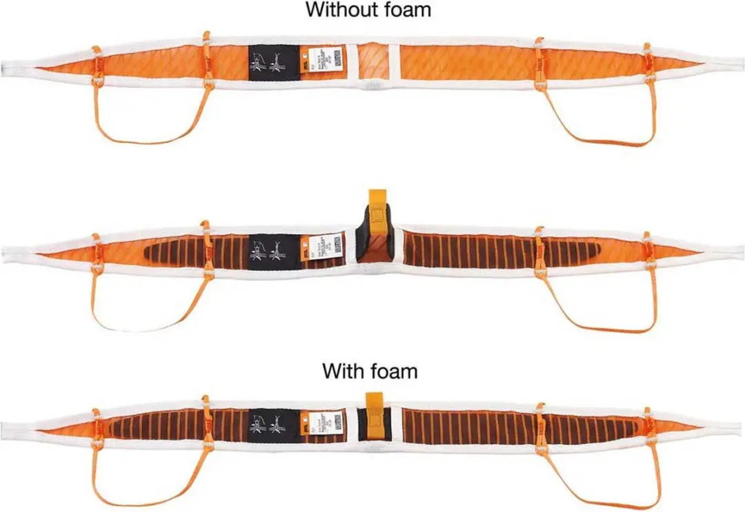 Petzl Fly Klimgordel - Maat M - Grijs/Orange - afbeelding 3 van 6